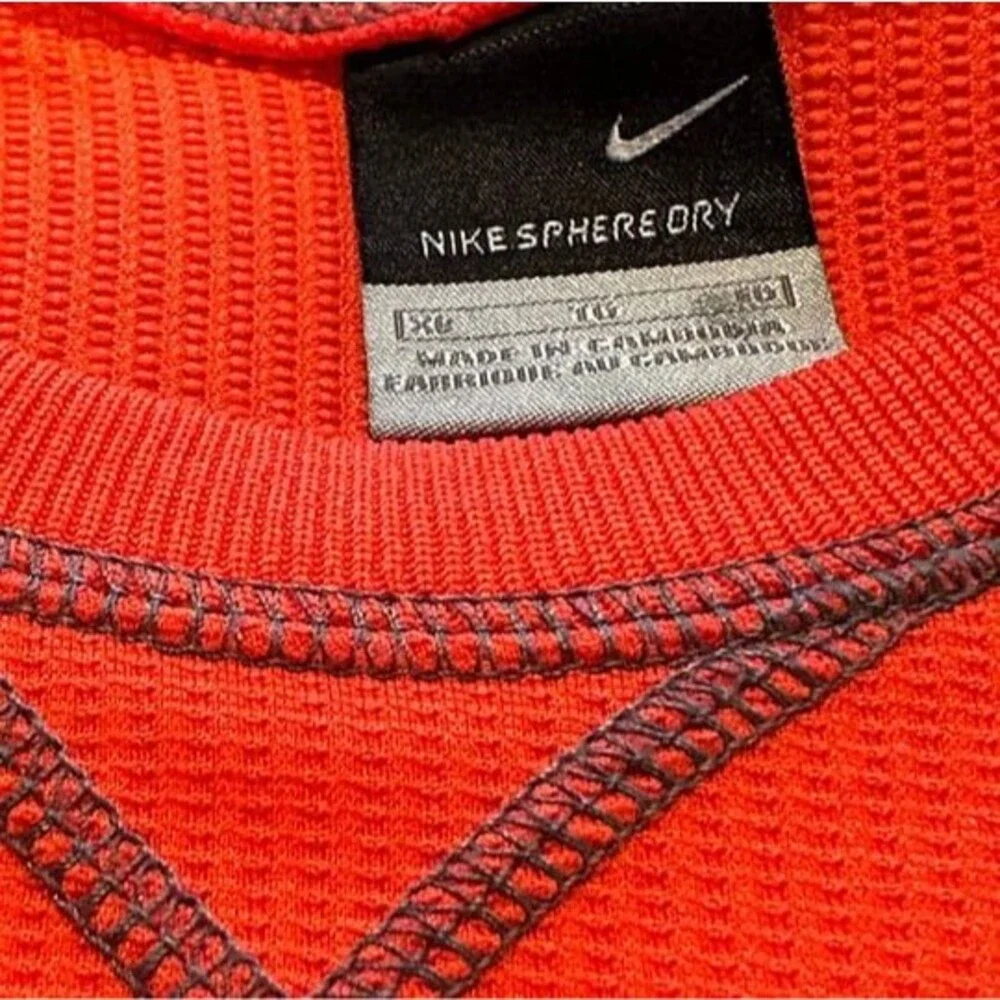 Orange Nike Short Sleeve Shirt, Size XL